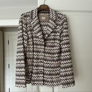RIANI 70s Print Blazer